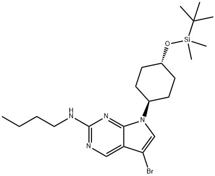 5-溴-N-丁基-7 - ((1R,4R)-4 - ((叔丁基二甲基硅烷基)氧基)环己基)-7H-吡
