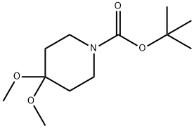 1-Piperidinecarboxylic acid, 4,4-dimethoxy-, 1,1-dimethylethyl ester