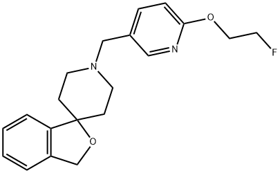 1'-((6-(2-fluoroethoxy)pyridin-3-yl)methyl)-3H-spiro[isobenzofuran-1,4'-piperidine]