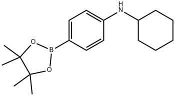 Benzenamine, N-cyclohexyl-4-(4,4,5,5-tetramethyl-1,3,2-dioxaborolan-2-yl)-