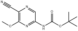 tert-butyl (5-cyano-6-methoxypyrazin-2-yl)carbamate