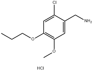 1-(2-chloro-5-methoxy-4-propoxyphenyl)methanamine