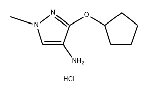 3-(cyclopentyloxy)-1-methyl-1H-pyrazol-4-amine