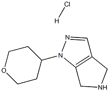 1-(4-Tetrahydropyranyl)-1,4,5,6-tetrahydropyrrolo[3,4-c]pyrazole Hydrochloride