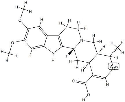 (3beta,19alpha,20alpha)-16,17-didehydro-10,11-dimethoxy-19-methyloxayohimban-16-carboxylic acid