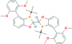 (2S)-3-TERT-BUTYL-2-[(2S)-3-TERT-BUTYL-4-(2,6-DIMETHOXYPHENYL)-2,3-DIHYDRO-1,3-BENZOXAPHOSPHOL-2-YL]-4-(2,6-DIMETHOXYPHENYL)-2,3
