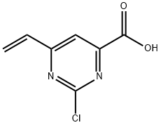 4-Pyrimidinecarboxylic acid, 2-chloro-6-ethenyl-