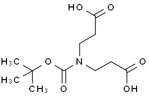 3,3'-((叔丁氧羰基)氨二基)二丙酸