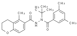 2'-叔丁基-5-甲基-2'-(3,5-二甲基苯甲酰基)色满-6-甲酰肼