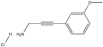 3-(3-METHOXYPHENYL)PROP-2-YN-1-AMINE HYDROCHLORIDE