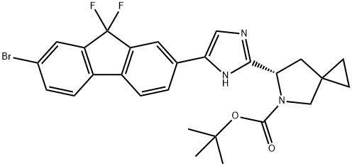 (6S)-6- [5-(7-Bromo-9,9-difluoro-9H-fluoren-2-yl)-IH-imidazol-2-yll-5-azaspiro