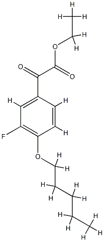 Ethyl 3-fluoro-4-n-pentoxybenzoylformate