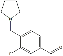 3-Fluoro-4-(pyrrolidin-1-ylmethyl)benzaldehyde