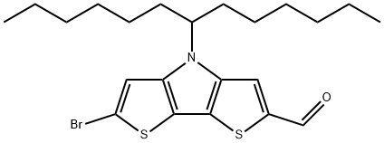4H-Dithieno[3,2-b:2',3'-d]pyrrole-2-carboxaldehyde, 6-bromo-4-(1-hexylheptyl)-