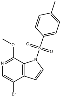 4-bromo-7-methoxy-1-(4-methylphenyl)sulfonylpyrrolo[2,3-c]pyridine