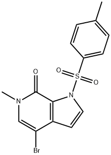 4-bromo-6-methyl-1-tosyl-1,6-dihydro-7H-pyrrolo[2,3-c]pyridin-7-one