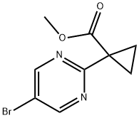 Methyl 1-(5-bromopyrimidin-2-yl)cyclopropanecarboxylate