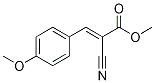 Methyl (2E)-2-cyano-3-(4-methoxyphenyl)prop-2-enoate, Methyl trans-alpha-cyano-4-methoxycinnamate, 4-[(1E)-2-Cyano-3-methoxy-3-o