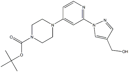 tert-butyl 4-(2-(4-(hydroxyMethyl)-1H-pyrazol-1-yl)pyridin-4-yl)piperazine-1-carboxylate