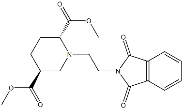 2,5-Piperidinedicarboxylic acid, 1-[2-(1,3-dihydro-1,3-dioxo-2H-isoindol-2-yl)ethyl]-, 2,5-diMethyl ester, (2R,5S)-rel-