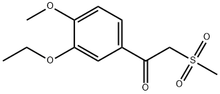 1-(3-ethoxy-4-methoxyphenyl)-2-(methylsulfonyl)ethanone