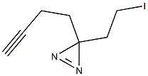 3-(but-3-yn-1-yl)-3-(2-iodoethyl)-3H-diazirine