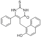 NSC-1125476, Tetrahydro-5-[(2-hydroxy-1-naphthalenyl)methyl]-6-phenyl-2-thioxo-4(1H)-Pyrimidinone, 5-(2-Hydroxynaphthalen-1-ylmethyl)-6-phenyl-2-thioxo-2,3-dihydro-1H-pyrimidin-4-one, 5-[(2-hydroxy-1-