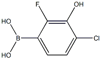 4-氯-2-氟-3-羟基苯硼酸