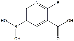 2-溴-3-羧基吡啶-5-硼酸