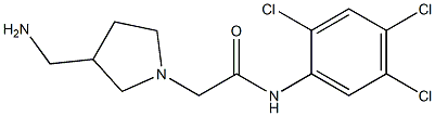 2-[3-(aminomethyl)pyrrolidin-1-yl]-N-(2,4,5-trichlorophenyl)acetamide