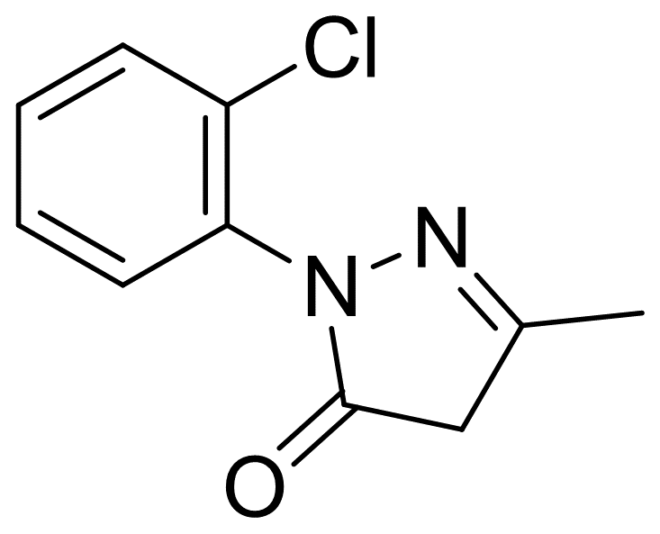 1-(2-CHLOROPHENYL)-3-METHYL-2-PYRAZOLIN-5-ONE