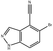 1H-Indazole-4-carbonitrile, 5-bromo-