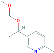 5-(1-(Methoxymethoxy)ethyl)-2-methylpyridine