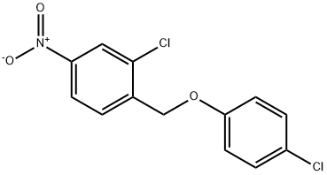 2-chloro-1-((4-chlorophenoxy)methyl)-4-nitrobenzene