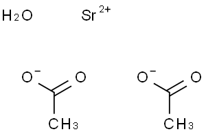 Strontium diacetate hemihydrate