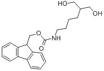 9H-芴-9-基甲基 N-[6-羟基-5-(羟甲基)己基]氨基甲酸酯