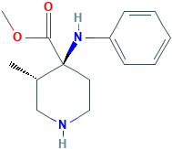 cis-3-Methyl-4-(phenylamino)-4-piperidinecarboxylic Acid Methyl Ester