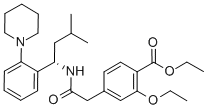 (S)-2-乙氧基-4-(2-((3-甲基-1-(2-(哌啶-1-基)苯基)丁基)氨基)-2-氧代乙基)苯甲酸乙酯