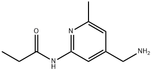 N-[4-(Aminomethyl)-6-methyl-2-pyridinyl]propanamide