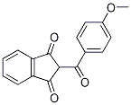 2-(4-Methoxybenzoyl)-1H-indene-1,3(2H)-dione, 4-[(2,3-Dihydro-1,3-dioxo-1H-inden-2-yl)carbonyl]anisole