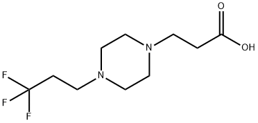 3-[4-(3,3,3-trifluoropropyl)piperazin-1-yl]propanoic acid