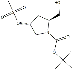 N-BOC-反式-4-对甲磺酰氧基-L-脯氨醇