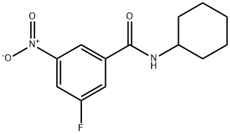 N-Cyclohexyl-3-fluoro-5-nitrobenzamide