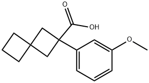 2-(3-methoxyphenyl)spiro[3.3]heptane-2-carboxylic acid