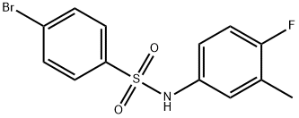 Benzenesulfonamide, 4-bromo-N-(4-fluoro-3-methylphenyl)-