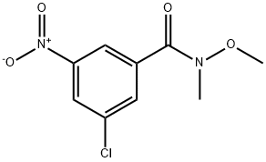 Benzamide, 3-chloro-N-methoxy-N-methyl-5-nitro-