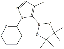 4-Methyl-1-(tetrahydro-2H-pyran-2-yl)-5-(4,4,5,5-tetramethyl-1,3,2-dioxaborolan-2-yl)-1H-pyrazole