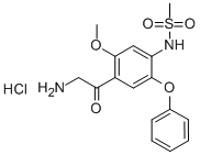 N-(4-(2-aminoacetyl)-5-methoxy-2-phenoxyphenyl)methanesulfonamide hydrochloride