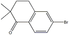 1(2H)-NAPHTHALENONE, 6-BROMO-3,4-DIHYDRO-2,2-DIMETHYL-(WXG02529)