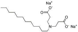 Monosodium 3,3′-(dodecylimino)dipropionate